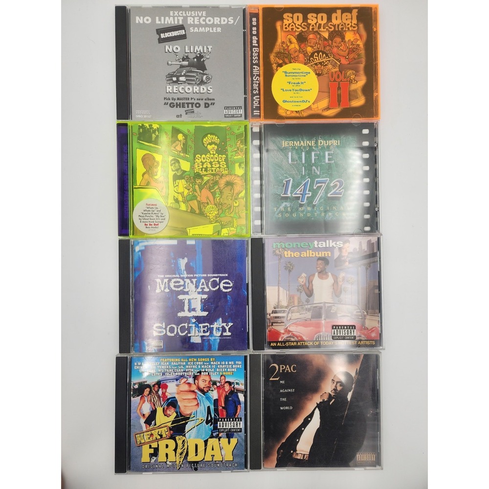 1990s Hip Hop Rap CD Lot Of 14 Bone Thugs Eazy E Jay Z No Limit So So Def - Picture 4 of 9